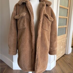 Lucky Brand Tan Teddy Jacket